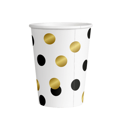 Coupes Happy Birthday Dots 8cm 8pcs