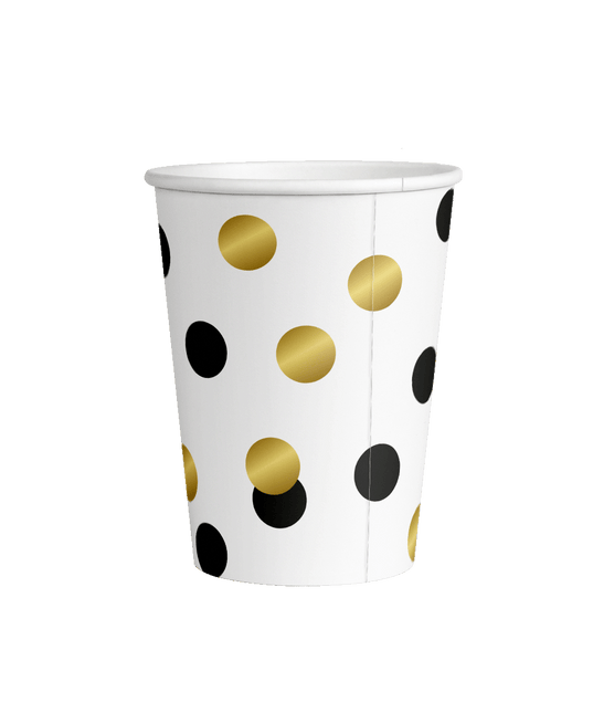 Coupes Happy Birthday Dots 8cm 8pcs