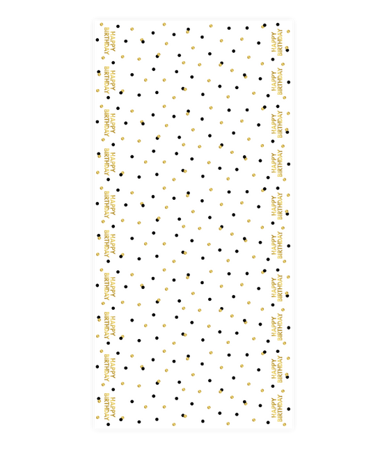Nappe Happy Birthday Dots 2.74m