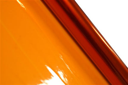 Feuille de décoration orange 5m