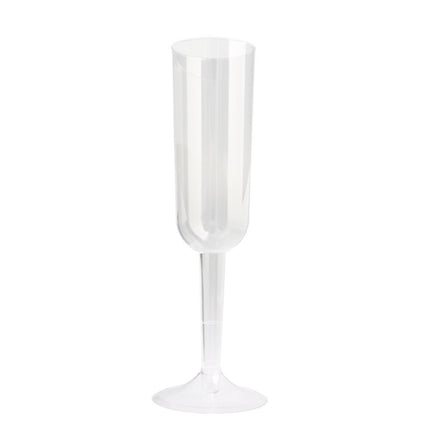 Champagneglazen Doorzichtig 207ml 4st van Unique koop je bij Partywinkel