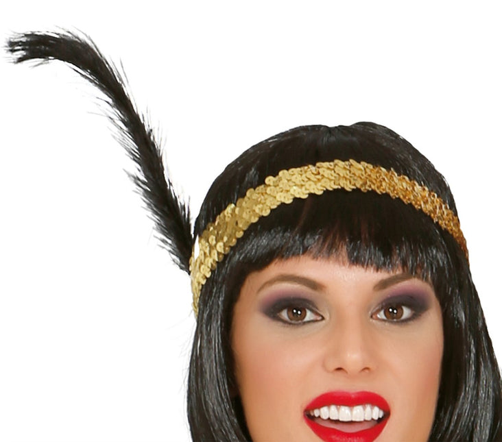 Charleston Jurk Goud Dames van Fiestas Guirca koop je bij Partywinkel