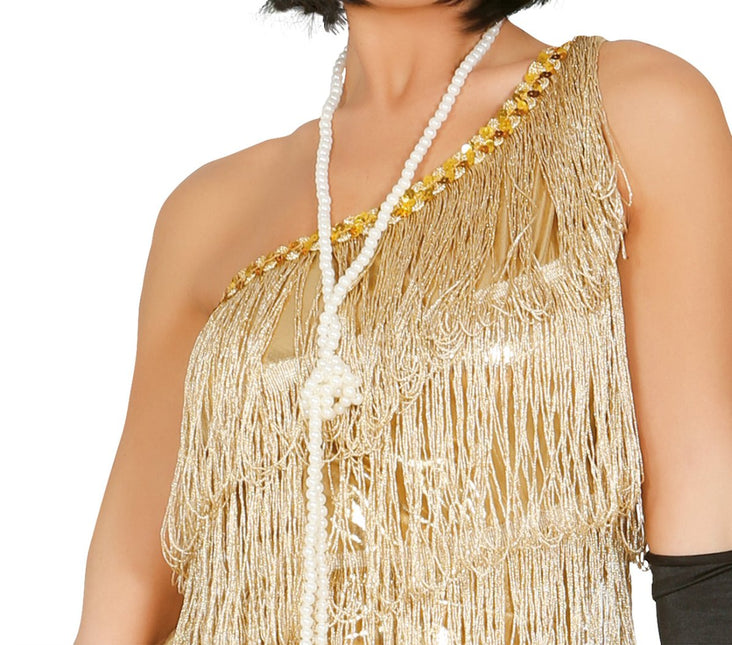 Charleston Jurk Goud Dames van Fiestas Guirca koop je bij Partywinkel