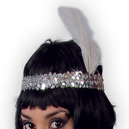 Charleston Jurk Zilver Dames van Fiestas Guirca koop je bij Partywinkel