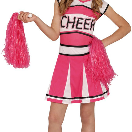 Cheerleader Jurk Roze Meisje - Partywinkel - 8434077785478