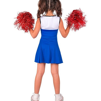 Cheerleader Kostuum Blauw Kind van Widmann koop je bij Partywinkel
