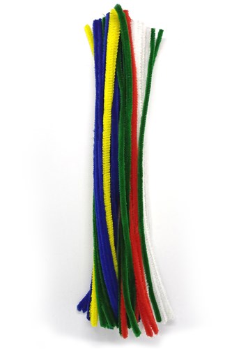 Chenille colorée 50pcs