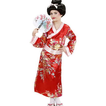 Chinees Jurk Rood Dames - Partywinkel - 8003558765362
