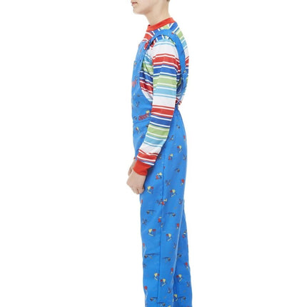 Chucky Costume, Blauw Kind van Smiffys koop je bij Partywinkel