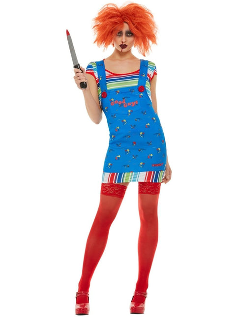 Chucky Costume, Blue Dames van Smiffys koop je bij Partywinkel