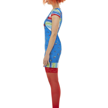 Chucky Costume, Blue Dames van Smiffys koop je bij Partywinkel