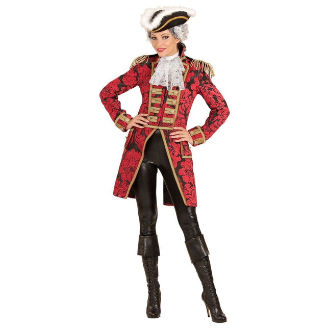 Circus Jas Rood Goud Dames van Widmann koop je bij Partywinkel