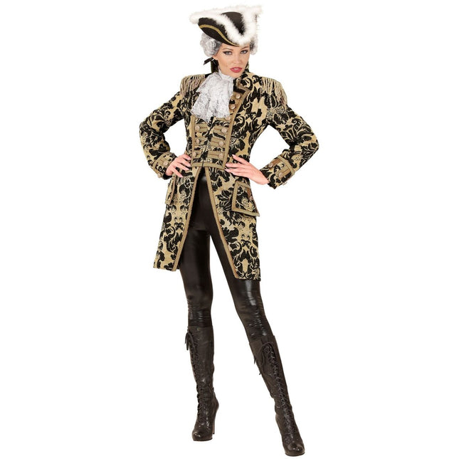 Circus Jas Zwart Goud Dames van Widmann koop je bij Partywinkel