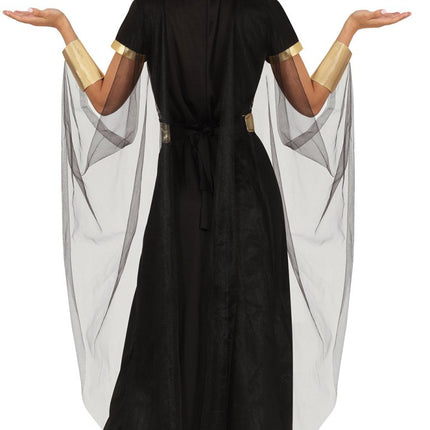 Cleopatra Kostuum Zwart Goud Dames - Partywinkel - 8434077861677
