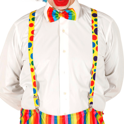 Clown Bretels Stippen 92cm van Fiestas Guirca koop je bij Partywinkel