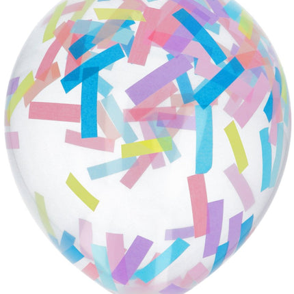 Confetti Balllon Pastel 30cm van Folat koop je bij Partywinkel