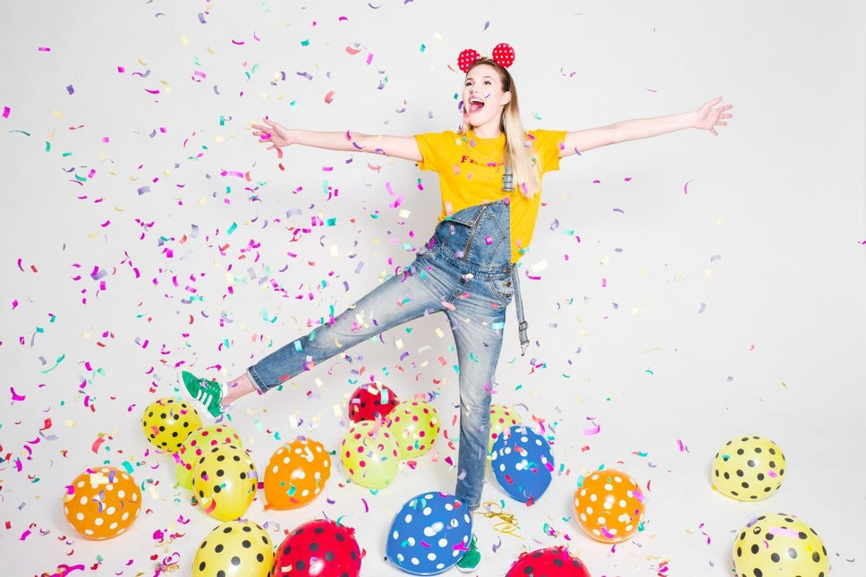 Confetti Kanon Gekleurd Papier 20 cm van Partydeco koop je bij Partywinkel