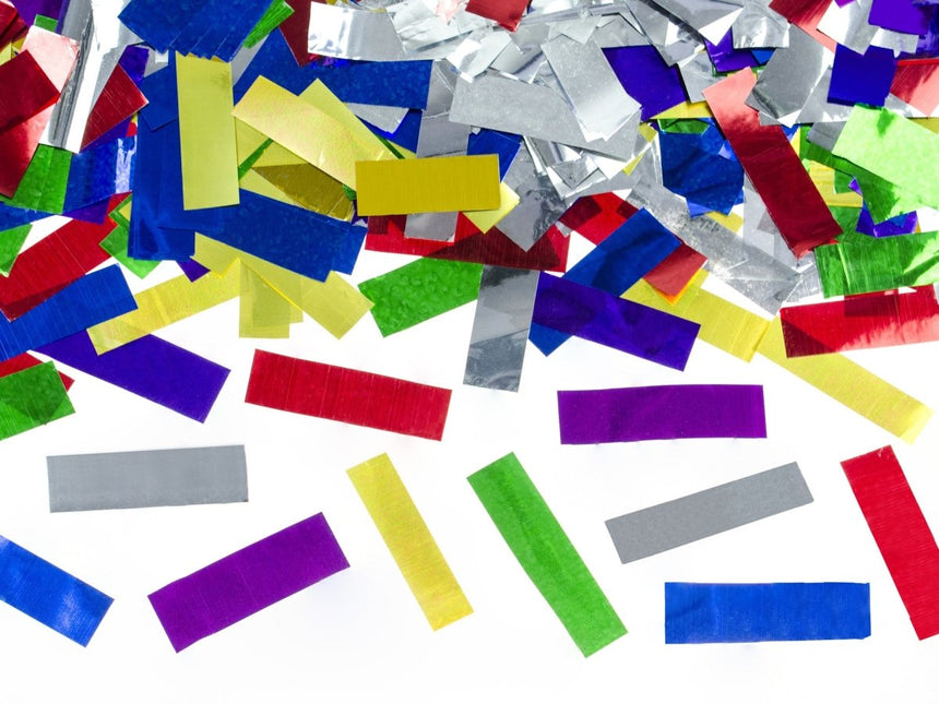 Confetti Kanon Gekleurde Mix 40cm van Partydeco koop je bij Partywinkel