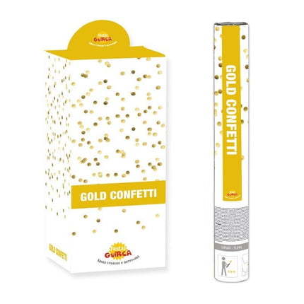 Confetti Kanon Goud 40cm van Fiestas Guirca koop je bij Partywinkel