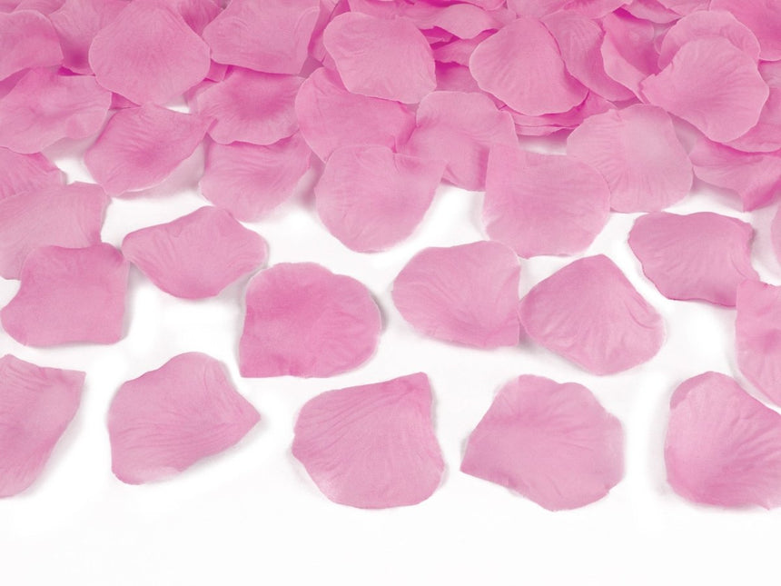 Confetti Kanon Roze Rozenblaadjes 60cm van Partydeco koop je bij Partywinkel