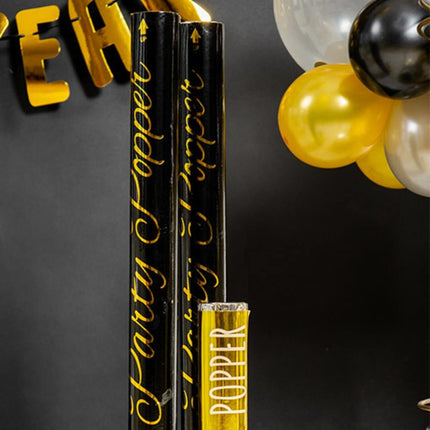 Confetti Kanon Serpentine Goud 57cm van Folat koop je bij Partywinkel