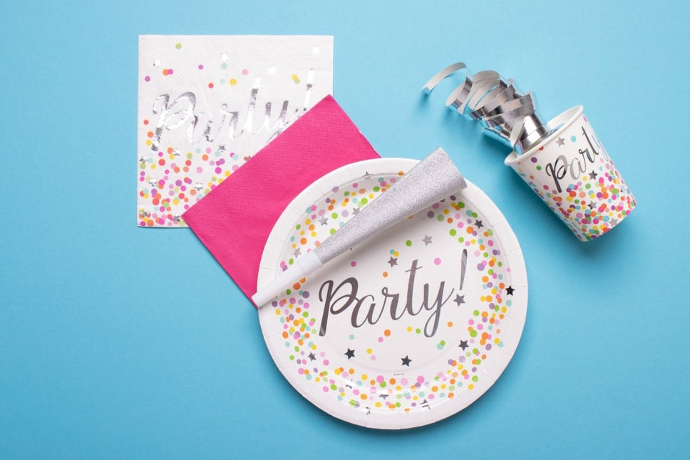 Confetti Party Servetten 33cm 16st van Folat koop je bij Partywinkel