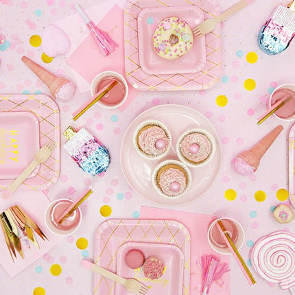 Confetti Rondjes Lichtblauw van Partydeco koop je bij Partywinkel