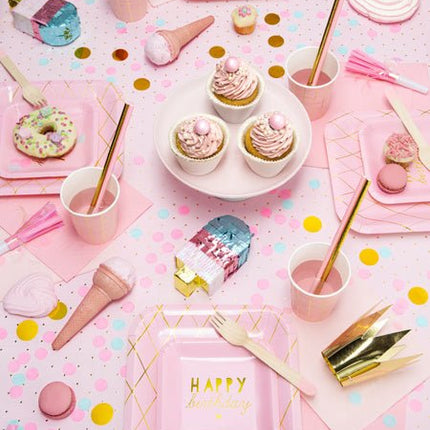 Confetti Rondjes Lichtroze van Partydeco koop je bij Partywinkel