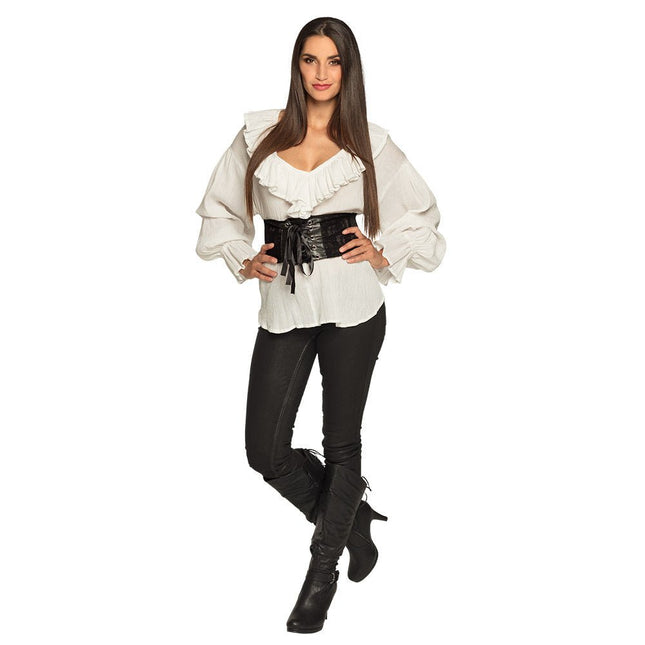 Corset Dames Zwart M/L van Boland koop je bij Partywinkel
