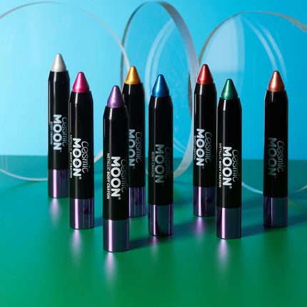 Cosmic Moon Metallic Body Crayons Pink 3.2g van Moon Creations koop je bij Partywinkel