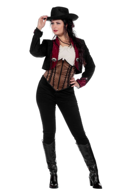 Cowboy Kostuum Dames 3 delig van Wilbers & Wilbers koop je bij Partywinkel