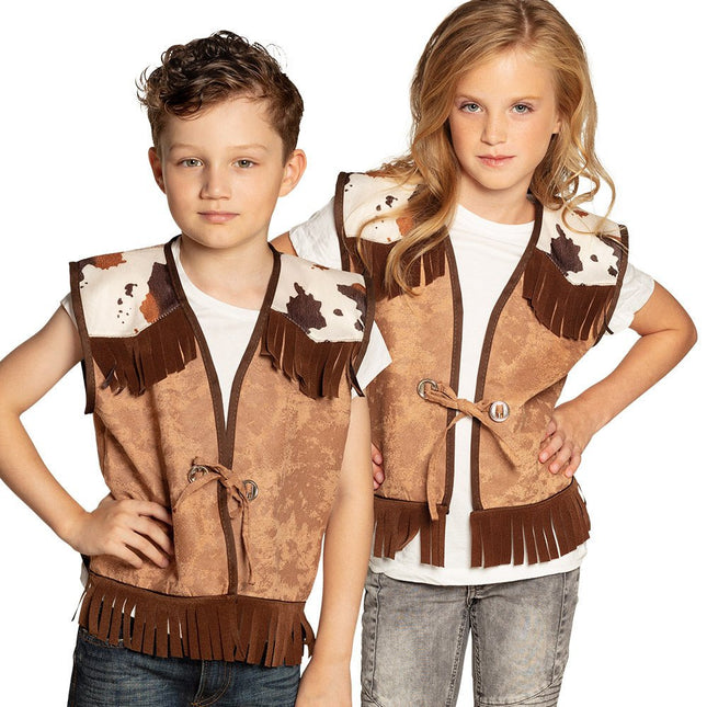 Cowboy Vest Kind van Boland koop je bij Partywinkel