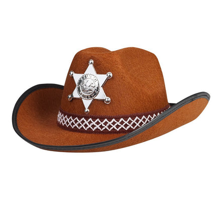 Cowboyhoed Sheriff Kind van Boland koop je bij Partywinkel