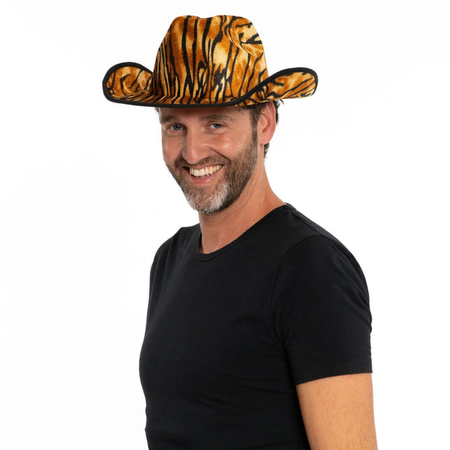 Cowboyhoed Tijger van Partychimp koop je bij Partywinkel