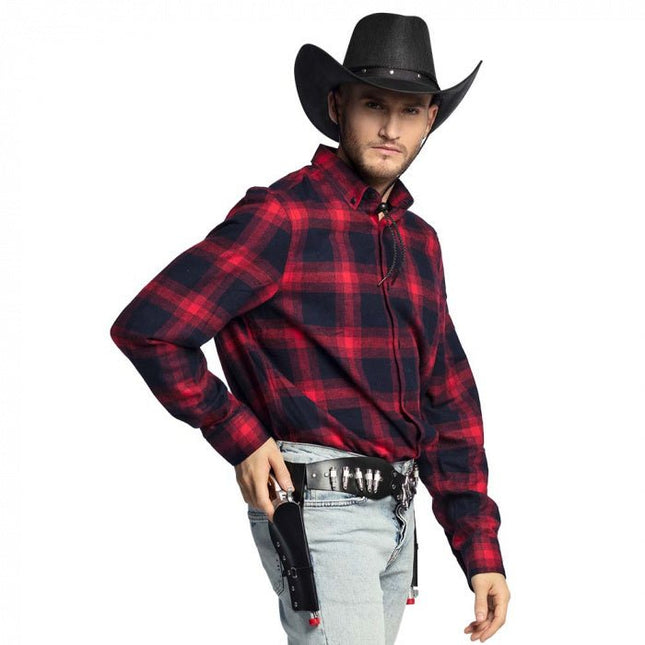 Cowboyhoed Zwart 45cm van Boland koop je bij Partywinkel