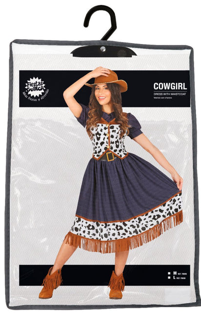 Cowgirl Kostuum Dames 2 delig van Fiestas Guirca koop je bij Partywinkel