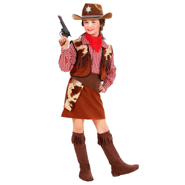 Cowgirl Kostuum Meisje 6 delig van Widmann koop je bij Partywinkel