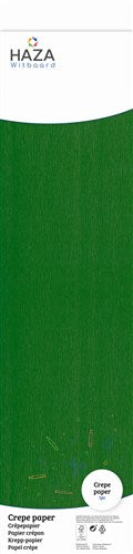 Papier crépon vert foncé (FSC, 250x50cm)