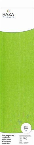 Papier crépon vert clair (FSC, 250x50cm)