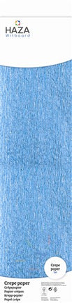 Papier crépon bleu métallique (150x50cm)