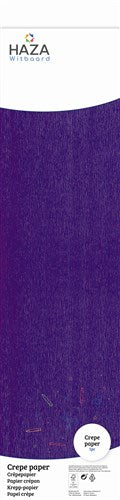 Papier crépon violet (FSC, 250x50cm)