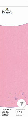 Papier crépon rose saumon (250x50cm)