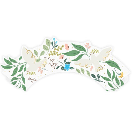 Cupcake Vormpjes Bloemen 6st van Partydeco koop je bij Partywinkel