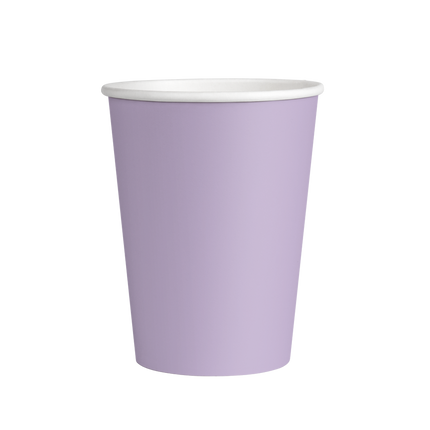 Tasses mauves 7cm 8pcs