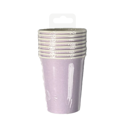 Tasses mauves 7cm 8pcs