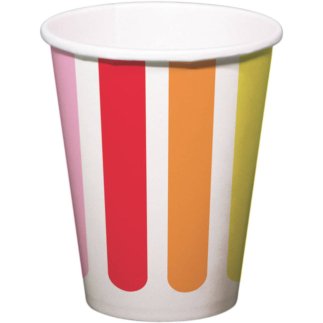 Gobelets en papier Stripetastic 250ml /8