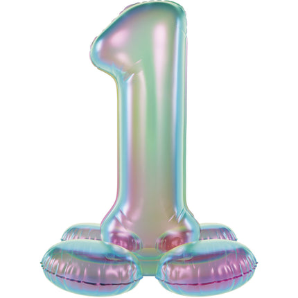 1 an Figure Balloon Standard Holographic Empty 72cm