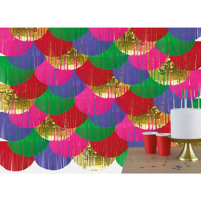 Décoration murale colorée 2m