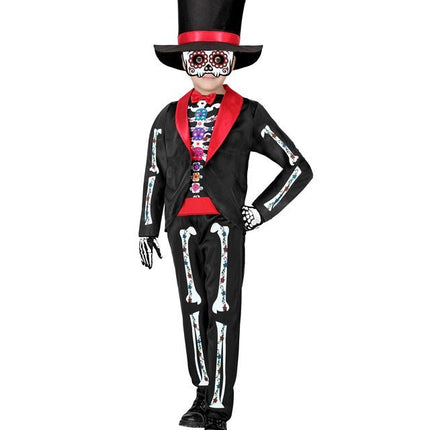 Dag Van De Doden Kostuum Jongen van Widmann koop je bij Partywinkel