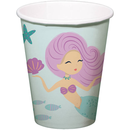 Gobelets Mermaid 250ml 8pcs